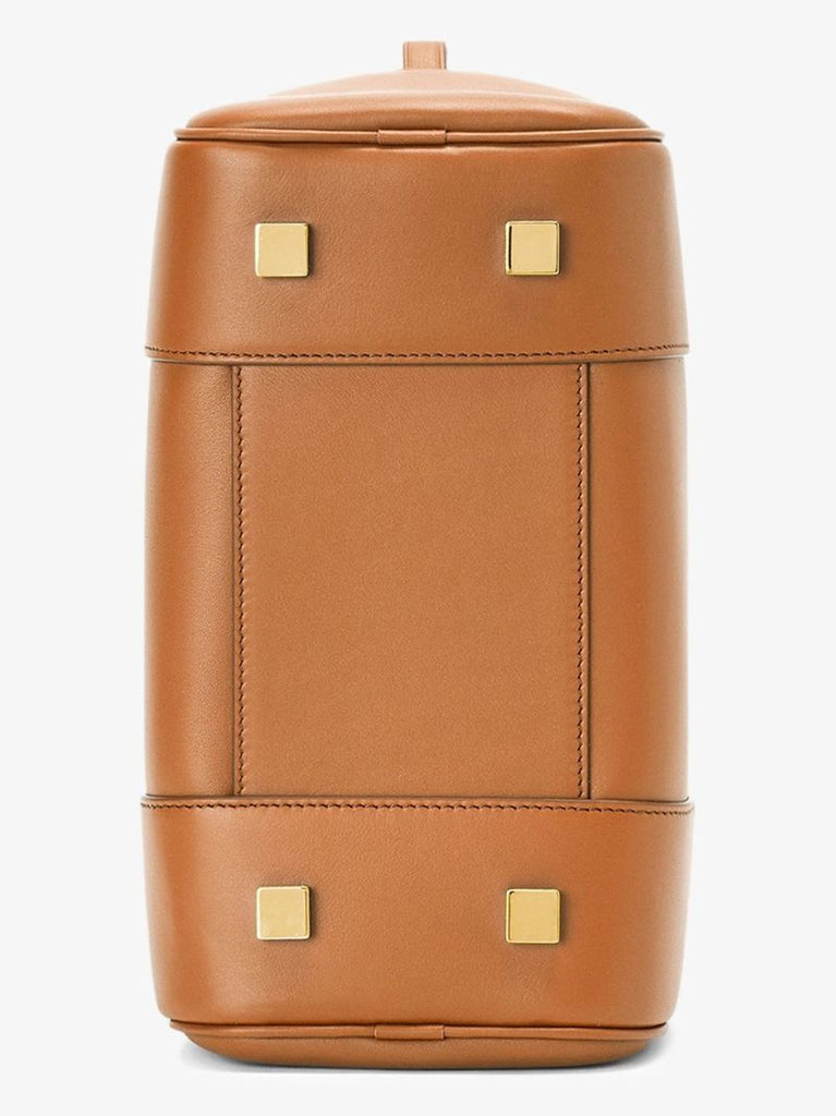 Brown Amazona 19 Small Leather Top Handle Bag