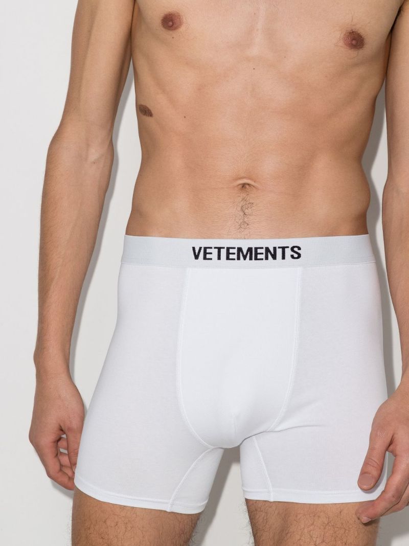 Logo Waistband Cotton Boxer Shorts
