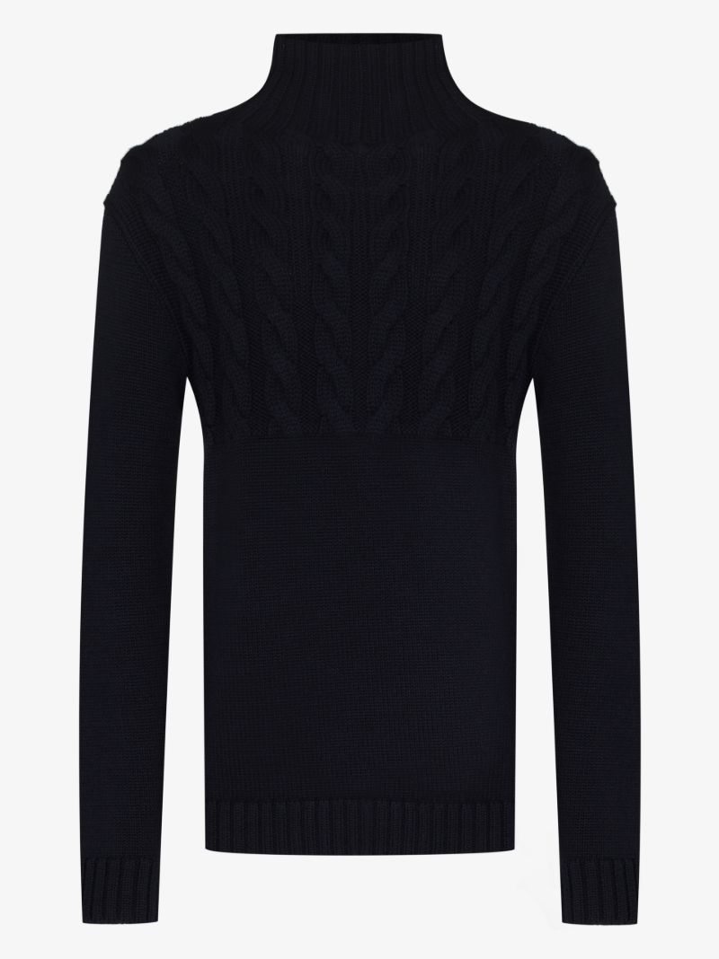 Roll Neck Wool Sweater