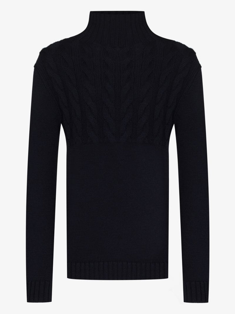 Roll Neck Wool Sweater