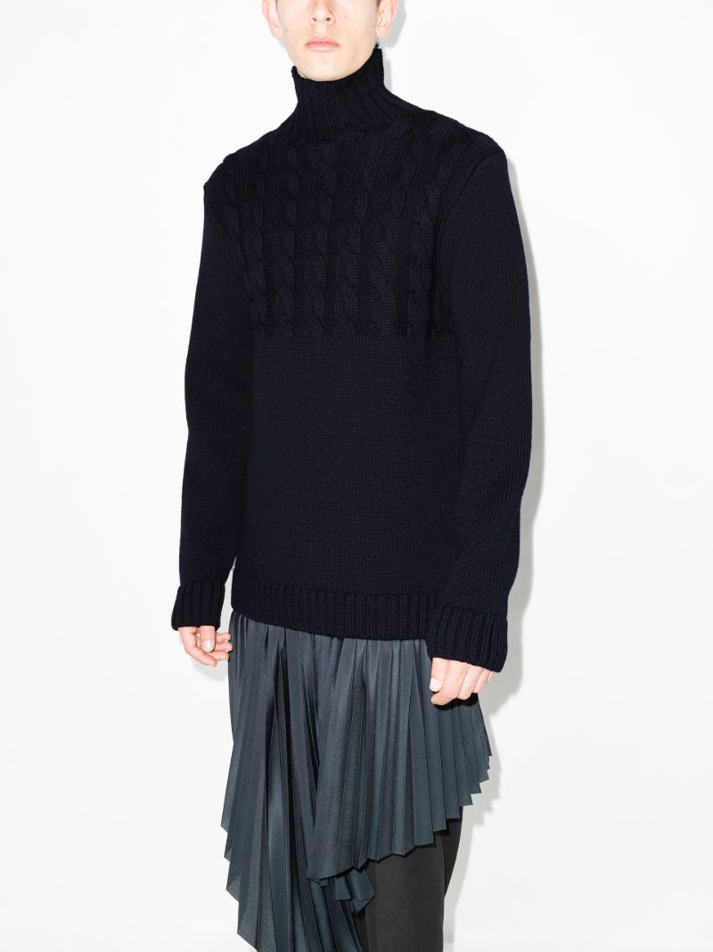 Roll Neck Wool Sweater