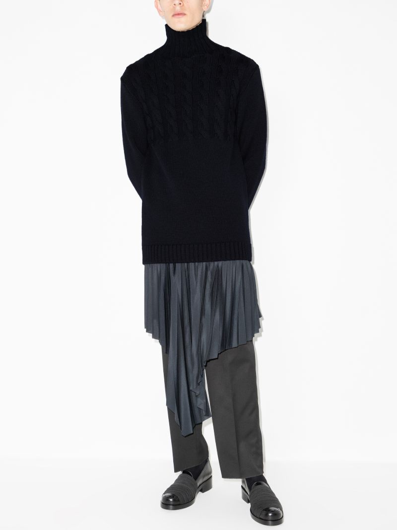 Roll Neck Wool Sweater