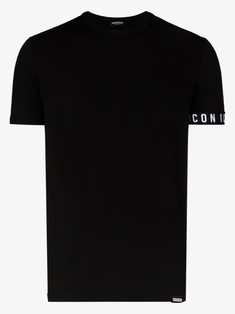 Black Logo Tape T-shirt