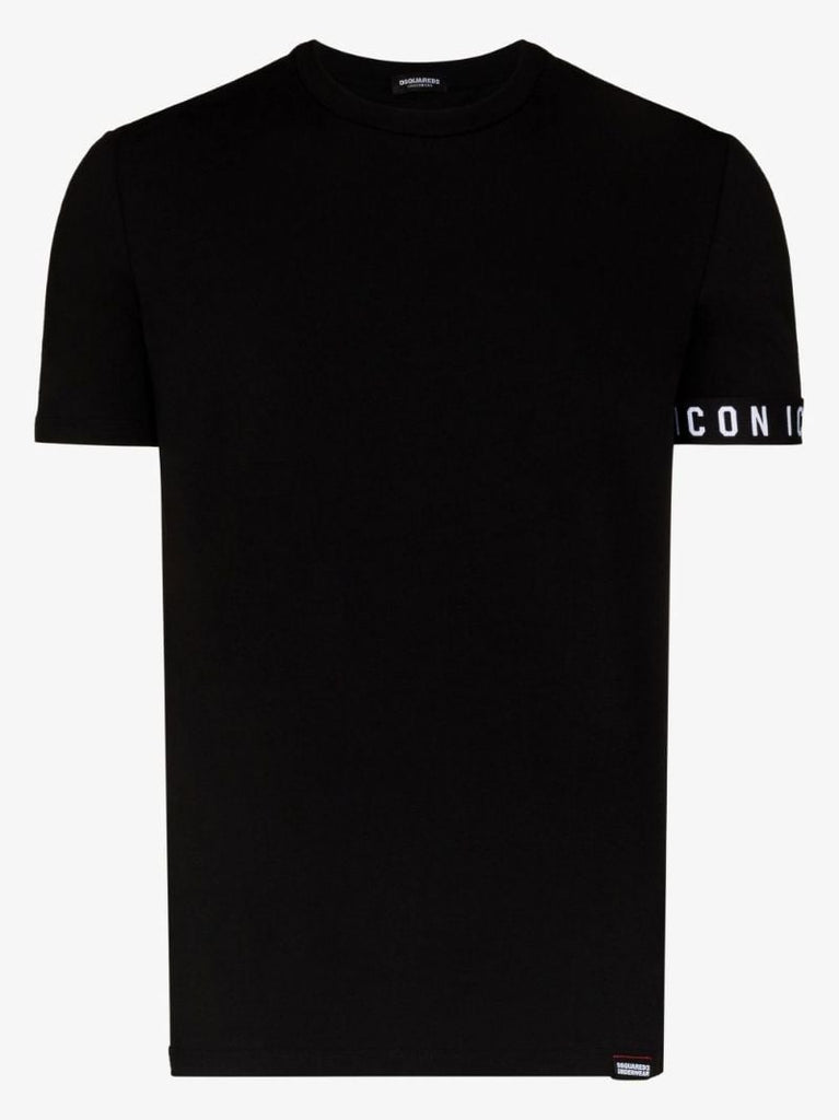 Black Logo Tape T-shirt