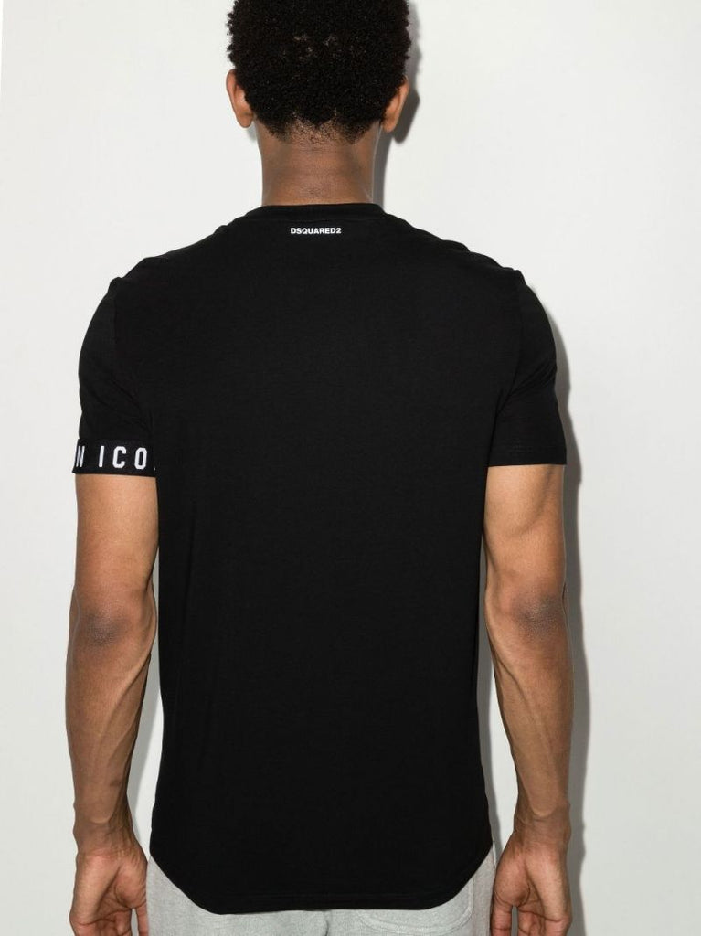 Black Logo Tape T-shirt
