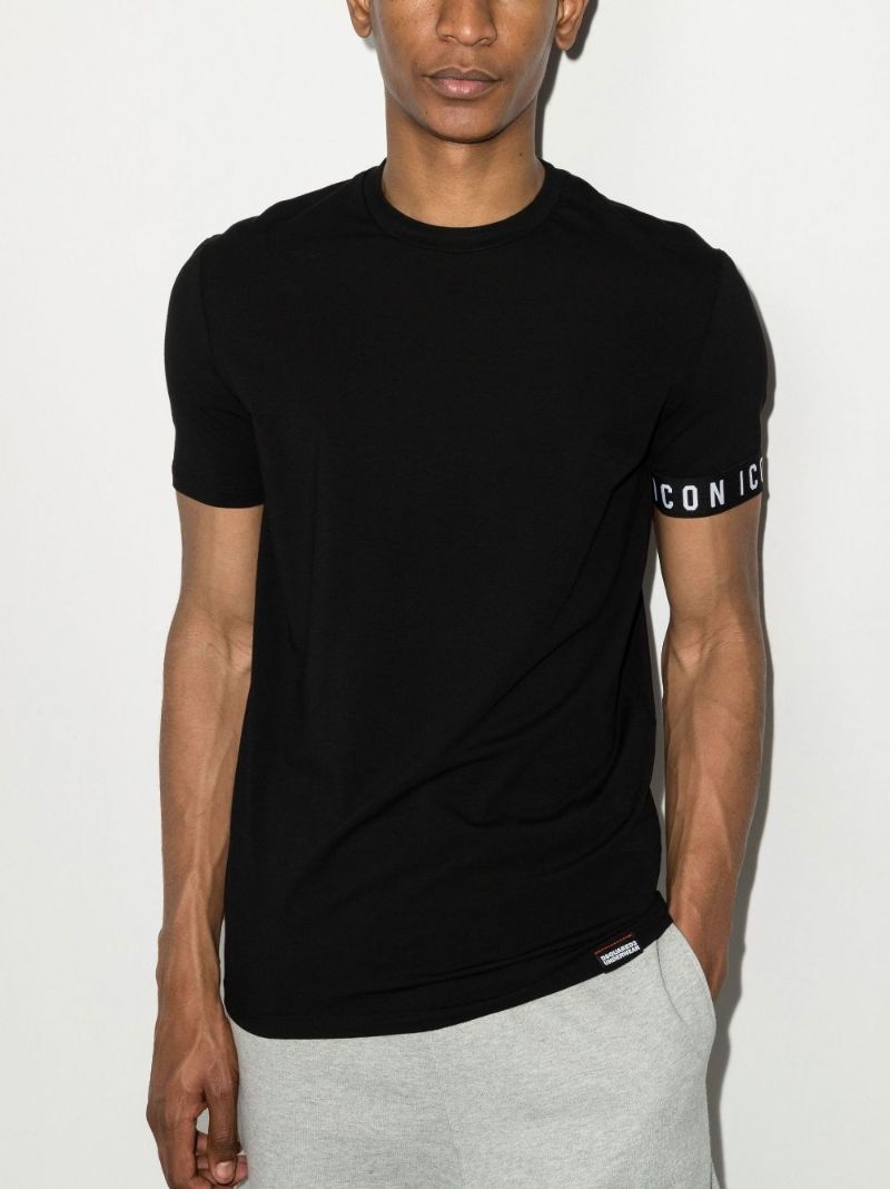 Black Logo Tape T-shirt