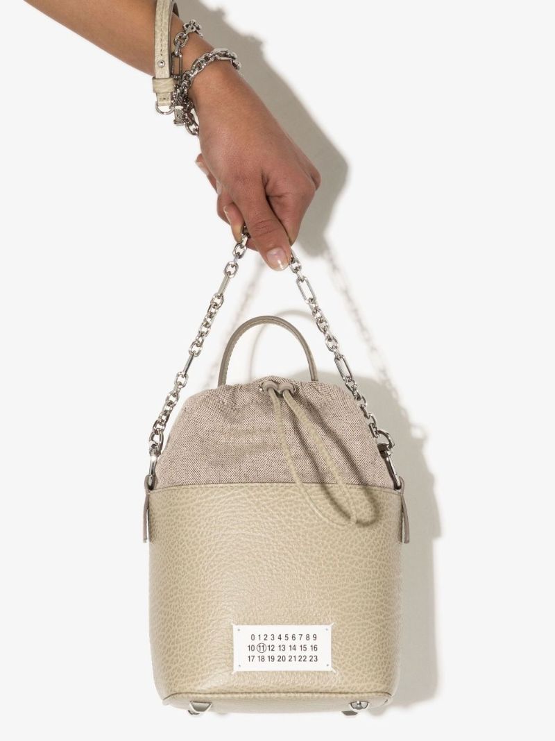 Neutral 5ac Leather Bucket Bag