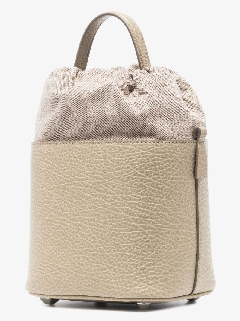 Neutral 5ac Leather Bucket Bag