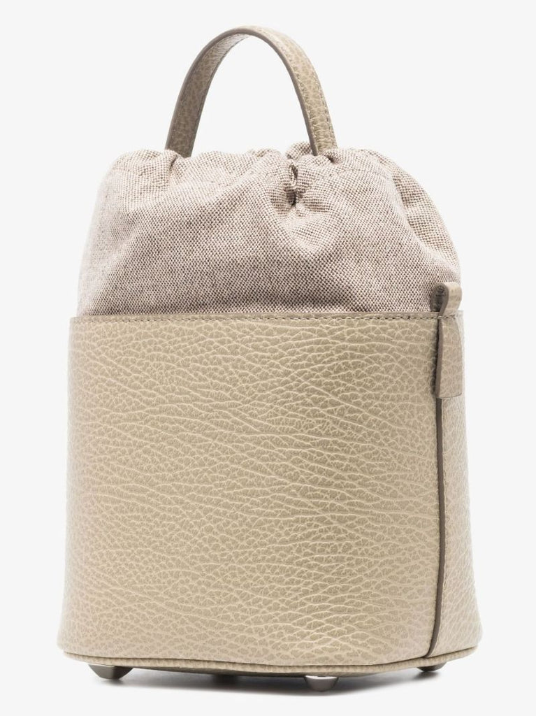 Neutral 5ac Leather Bucket Bag