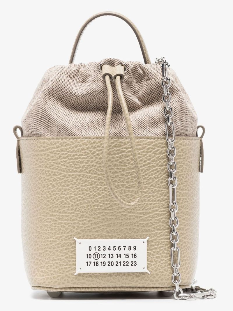 Neutral 5ac Leather Bucket Bag