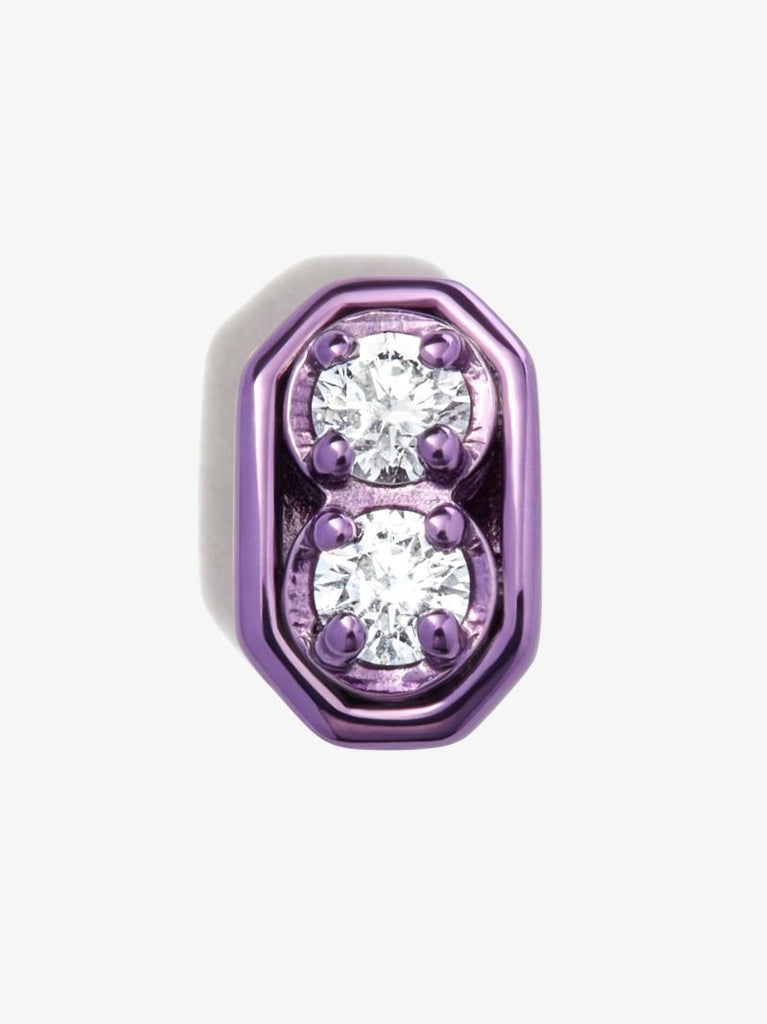 18k Yellow Gold Roma Diamond Earring