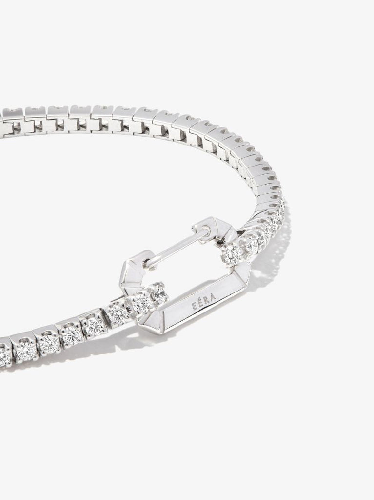 18k White Gold Paris Diamond Bracelet