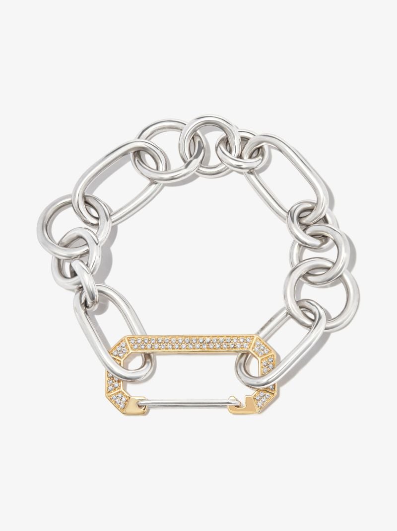18k Yellow and White Gold Lucy Diamond Bracelet