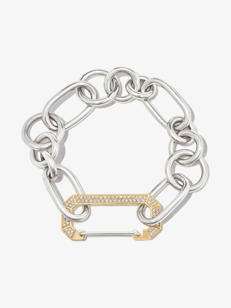 18k Yellow and White Gold Lucy Diamond Bracelet