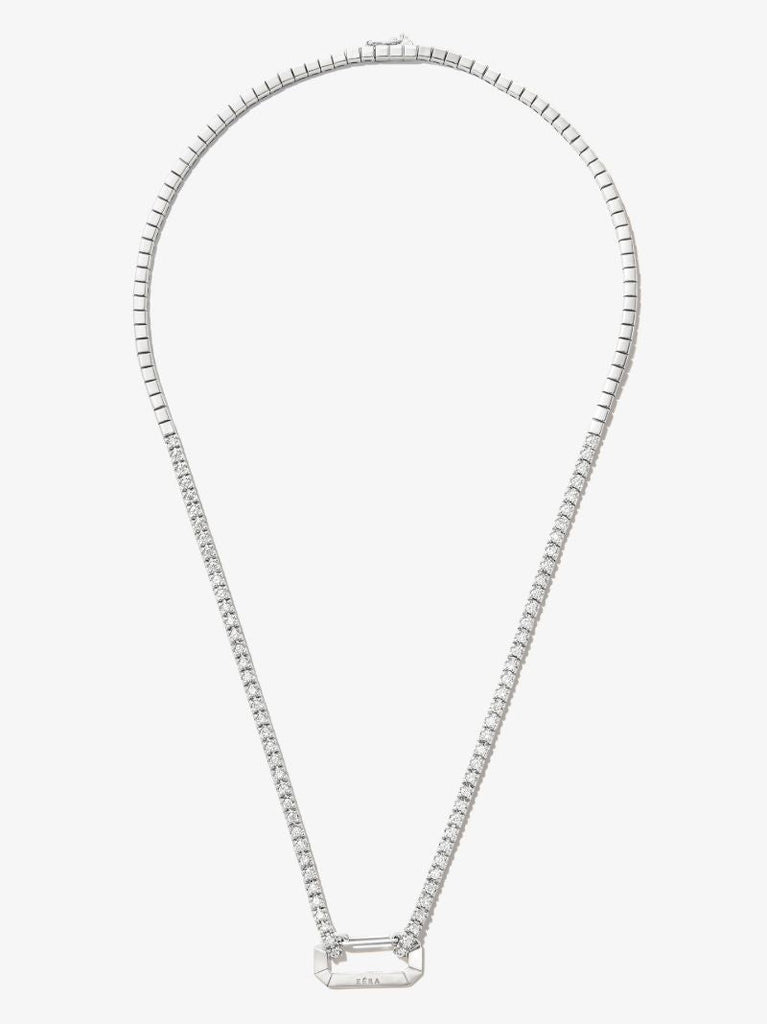 18k White Gold Paris Diamond Tennis Necklace