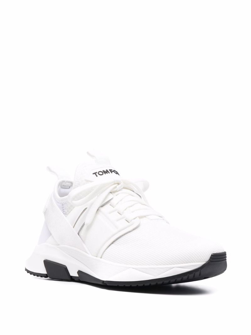 White Jago Leather Sneakers