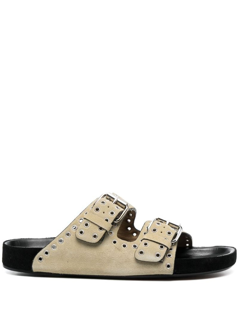 Neutral Lennyo Flat Sandals