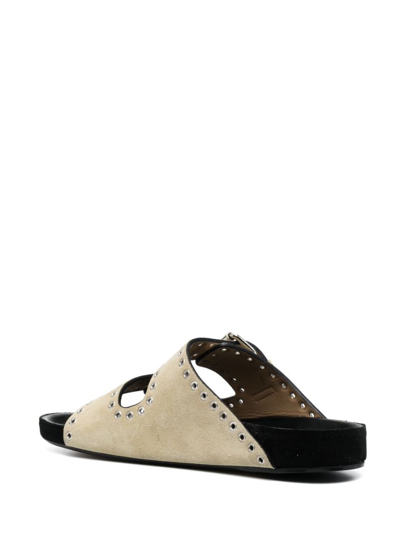 Neutral Lennyo Flat Sandals