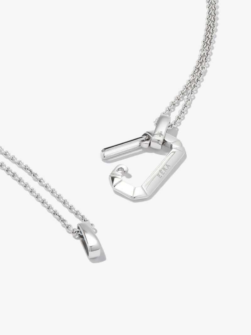 18k White Gold Lucy Chain Necklace