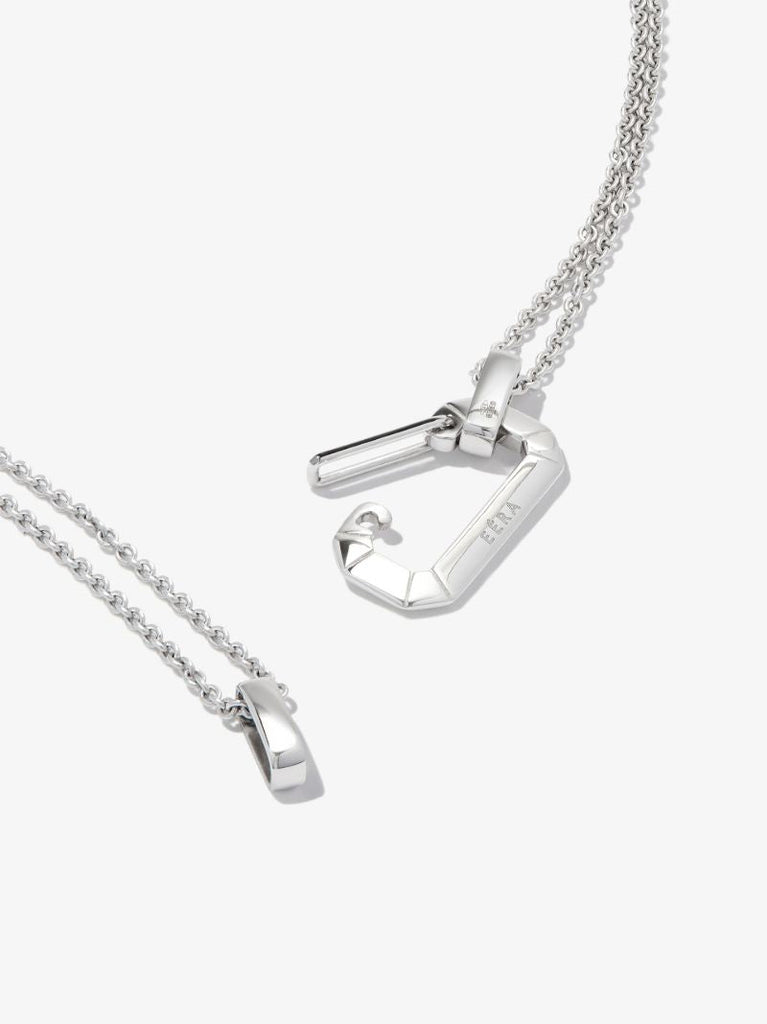 18k White Gold Lucy Chain Necklace