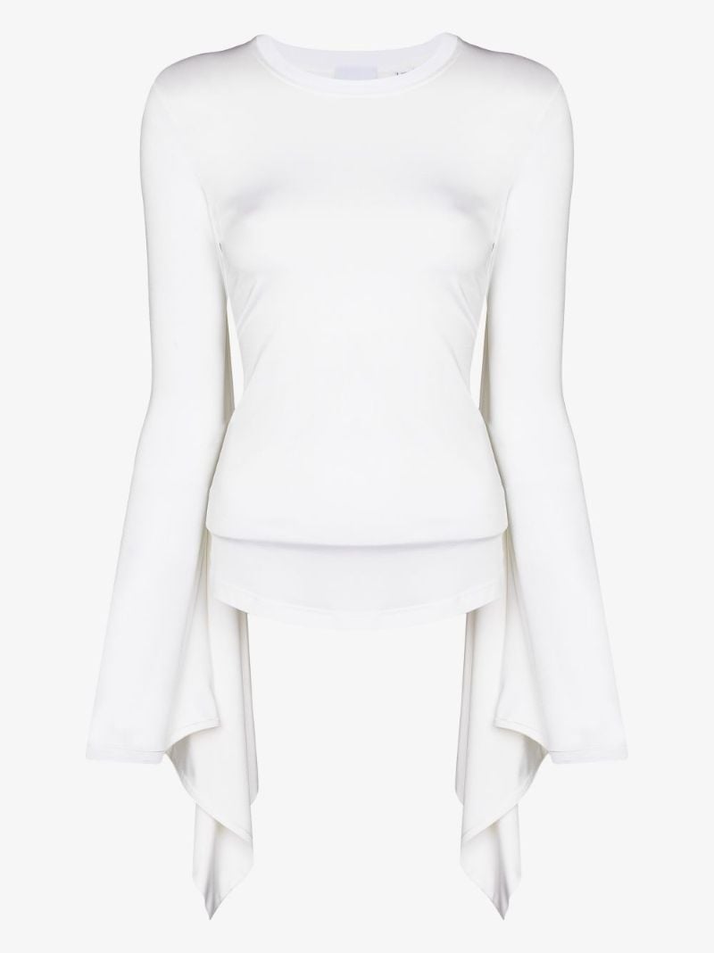 Exaggerated Panel Long Sleeve Top