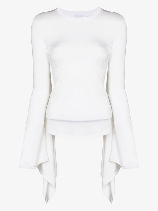 Exaggerated Panel Long Sleeve Top