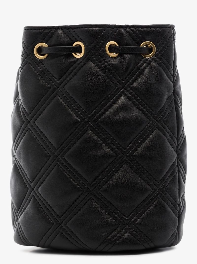 Black Fleming Mini Bucket Bag