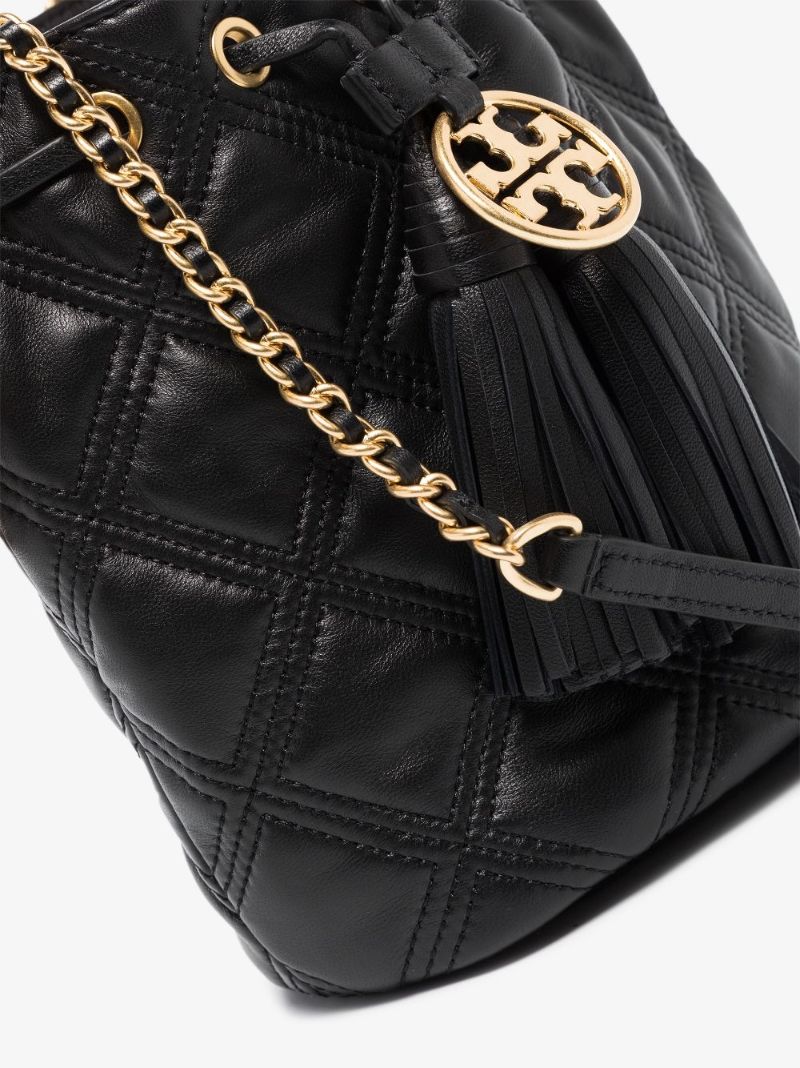 Black Fleming Mini Bucket Bag