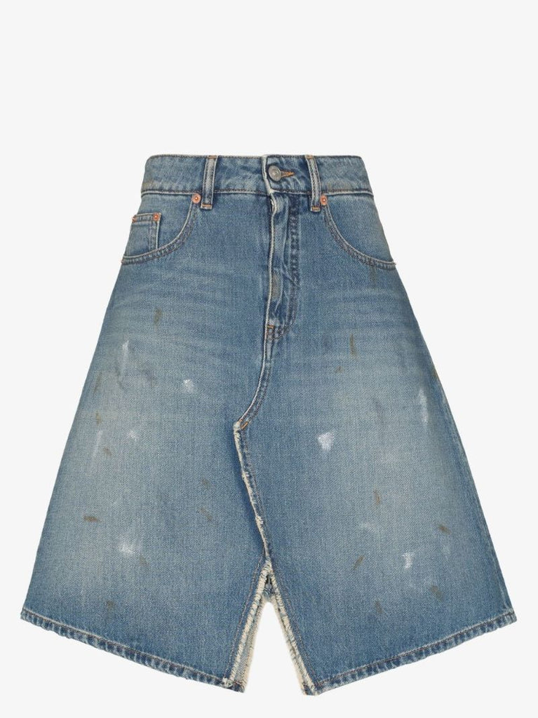 Knee-length Denim Skirt