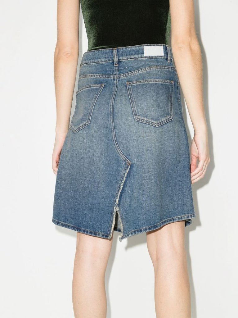 Knee-length Denim Skirt