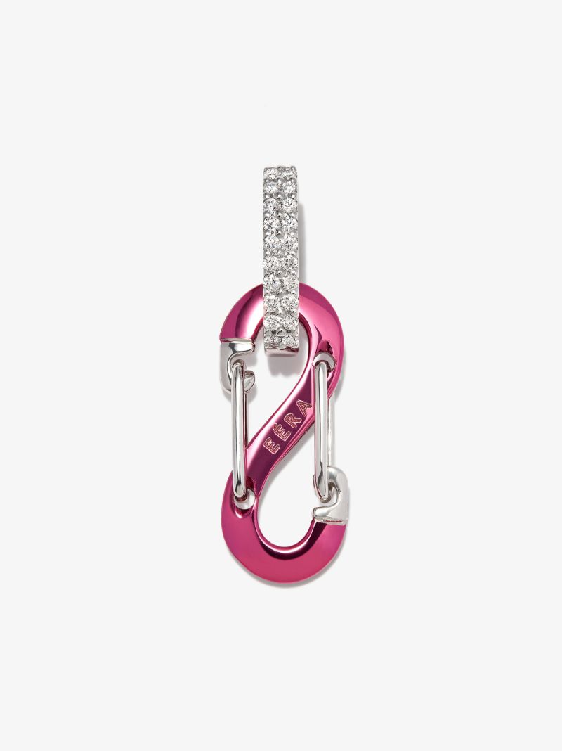18k White Gold Romy Small Diamond Earring