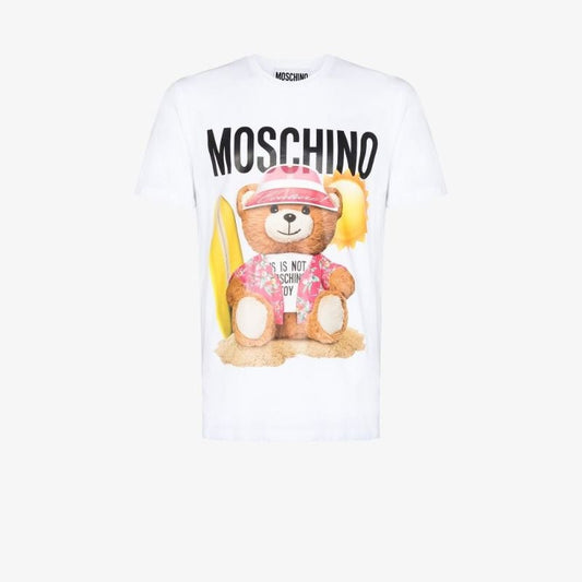 Teddy Bear Logo Cotton T-shirt