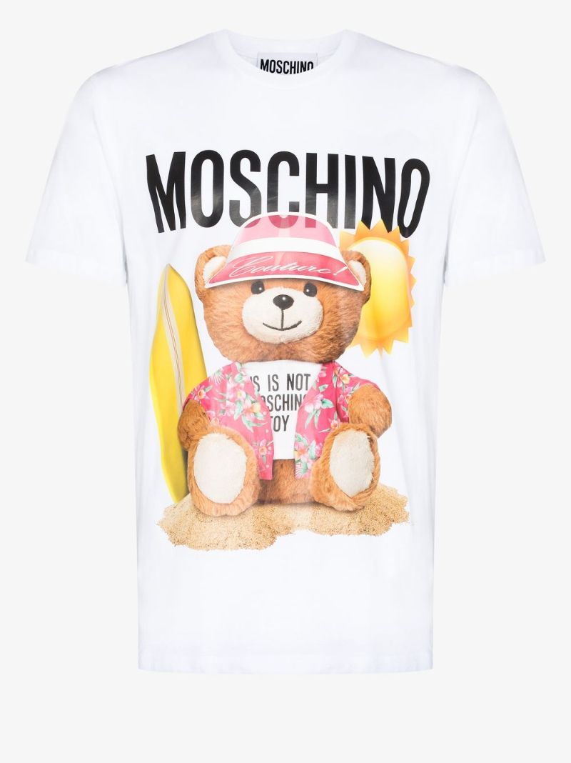 Teddy Bear Logo Cotton T-shirt
