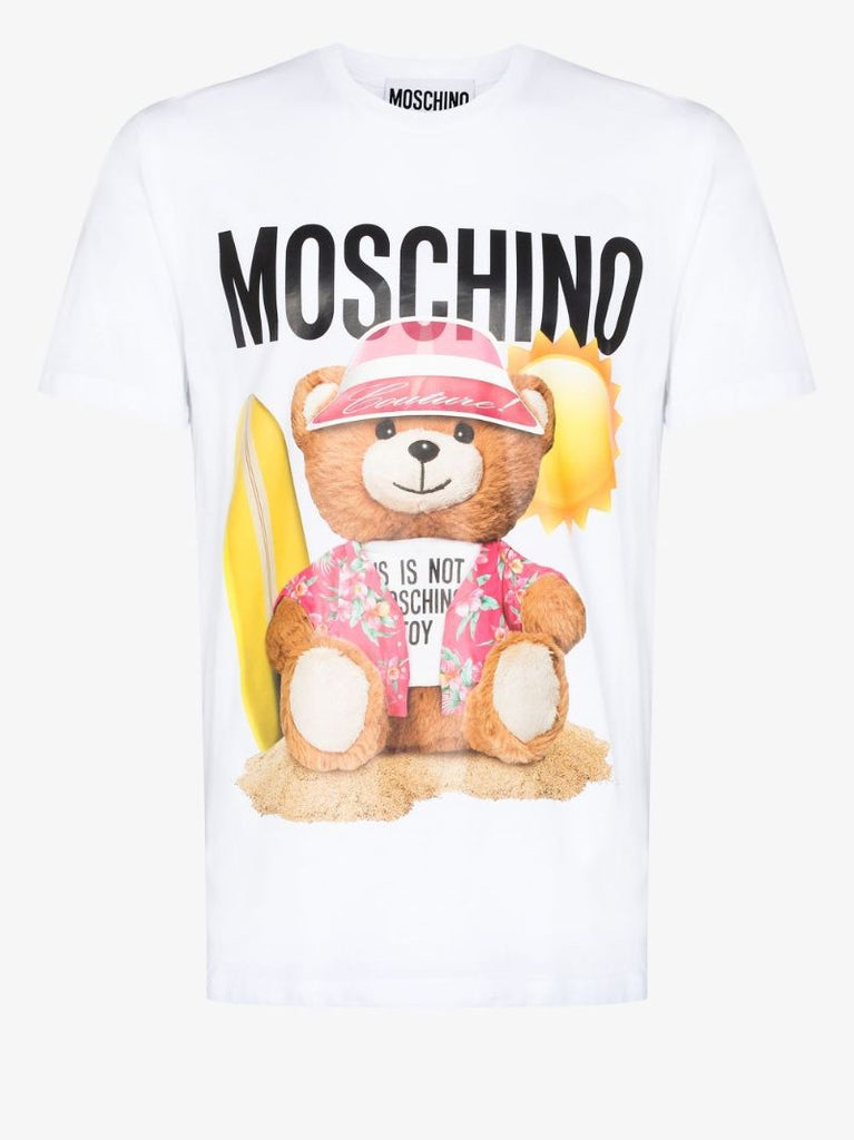Teddy Bear Logo Cotton T-shirt
