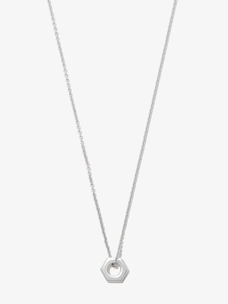 Sterling Silver Dado Pendant Necklace