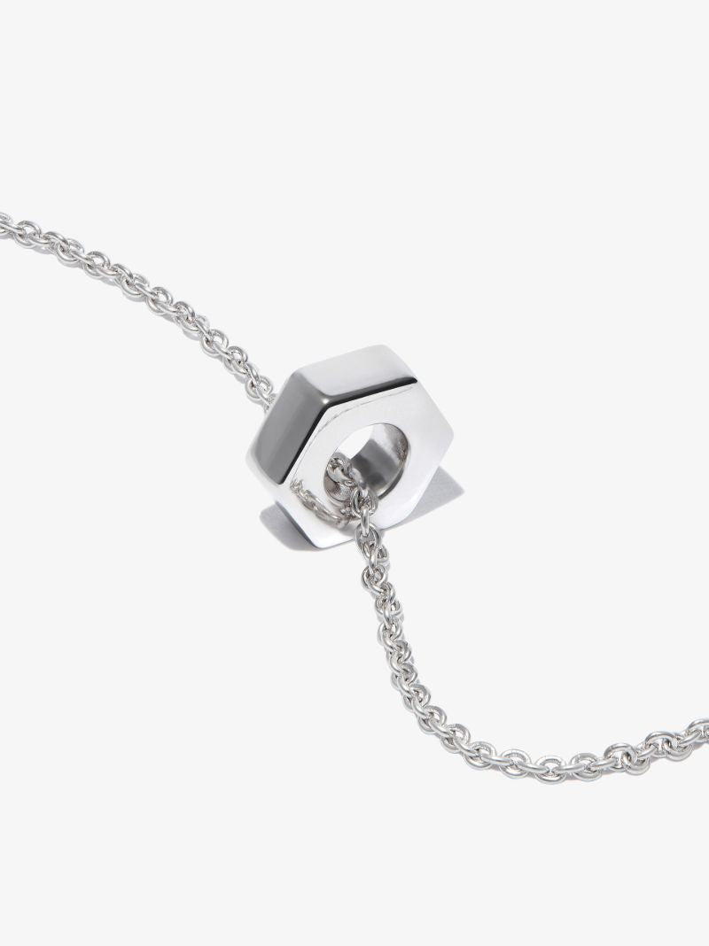 Sterling Silver Dado Pendant Necklace