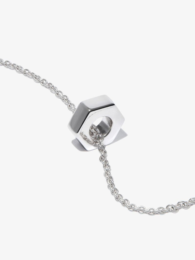 Sterling Silver Dado Pendant Necklace