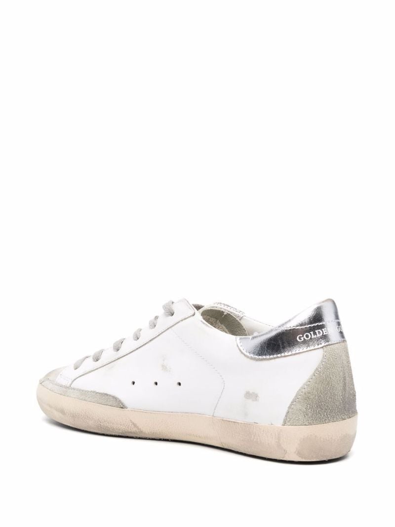 White Super-star Low-top Leather Sneakers