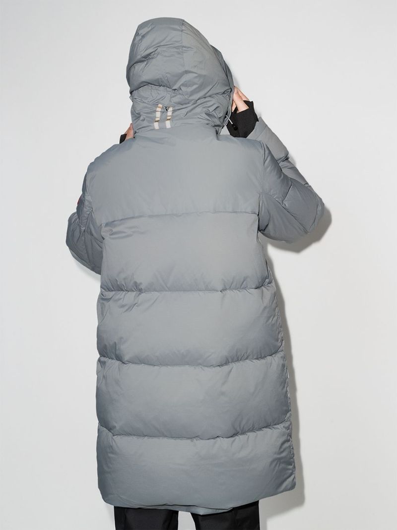 Hooded Feather-down Padded Coat