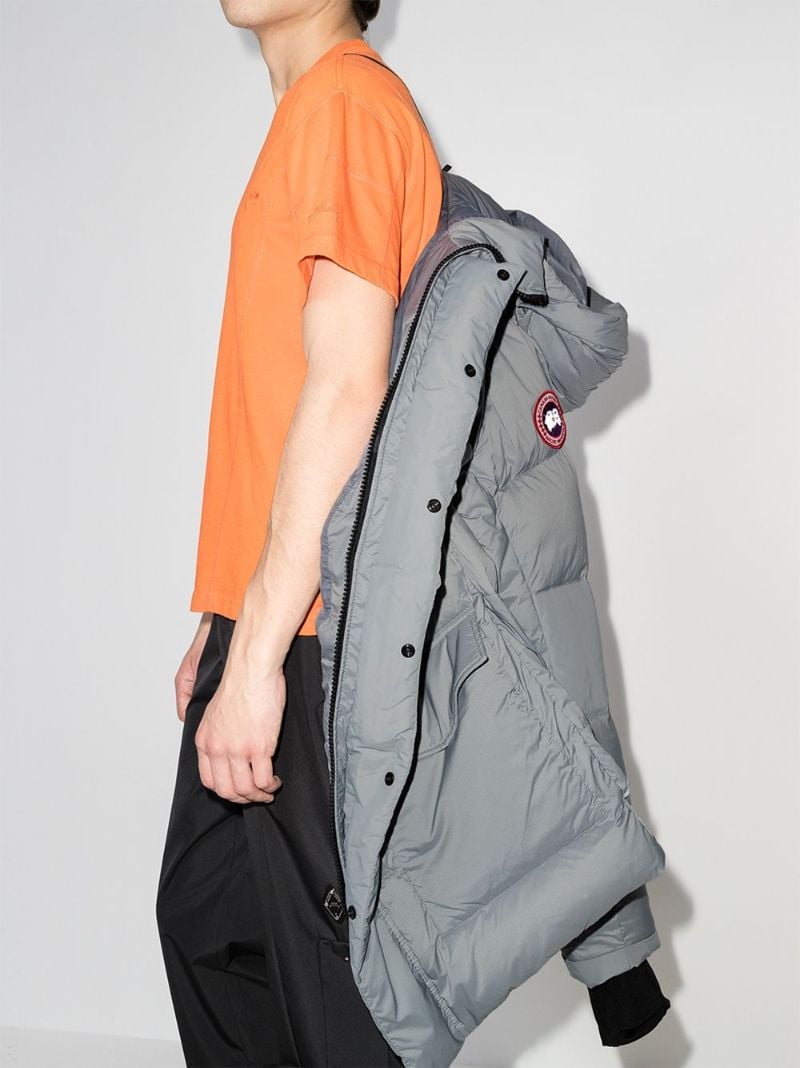 Hooded Feather-down Padded Coat