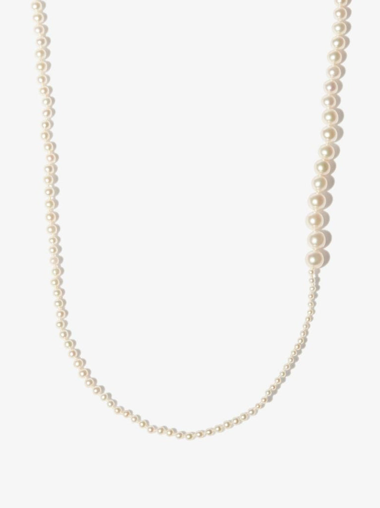 14k Yellow Gold Peggy Pearl Necklace