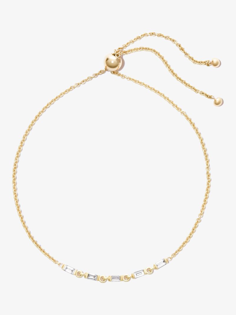 14k Yellow Gold Diamond Chain Bracelet