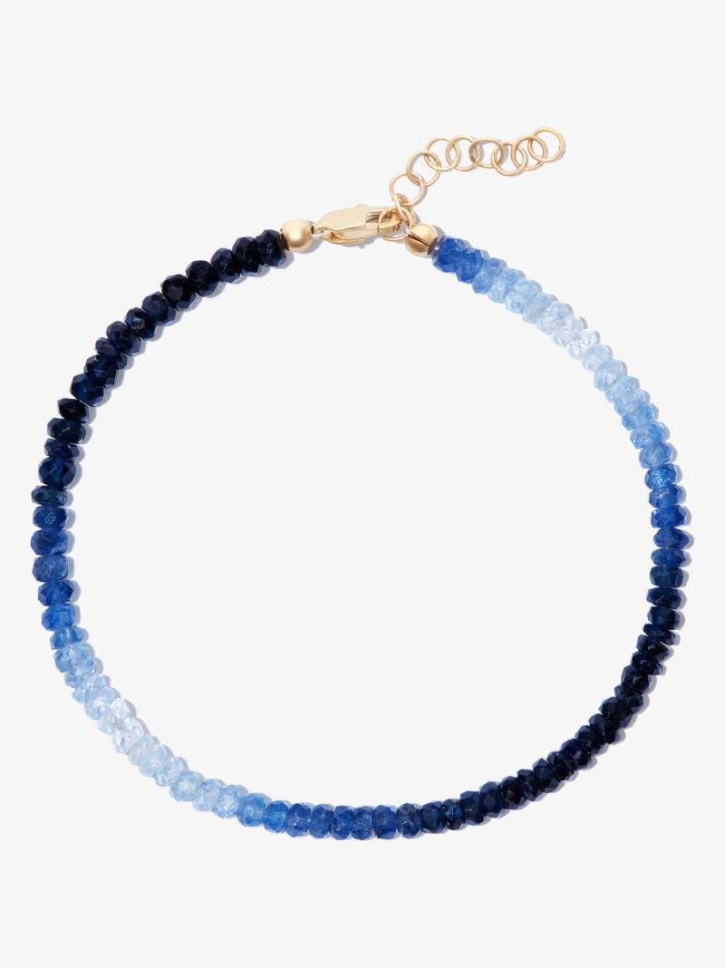 9k Yellow Gold Rocky Sapphire Bracelet
