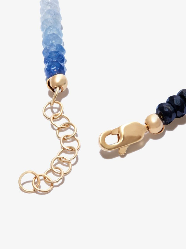 9k Yellow Gold Rocky Sapphire Bracelet