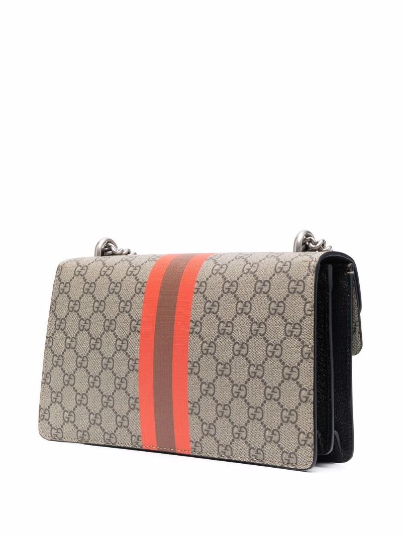 Neutral Dionysus Gg Supreme Small Leather Shoulder Bag