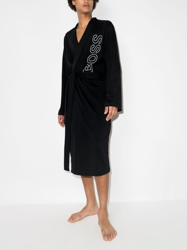 Logo-print Robe