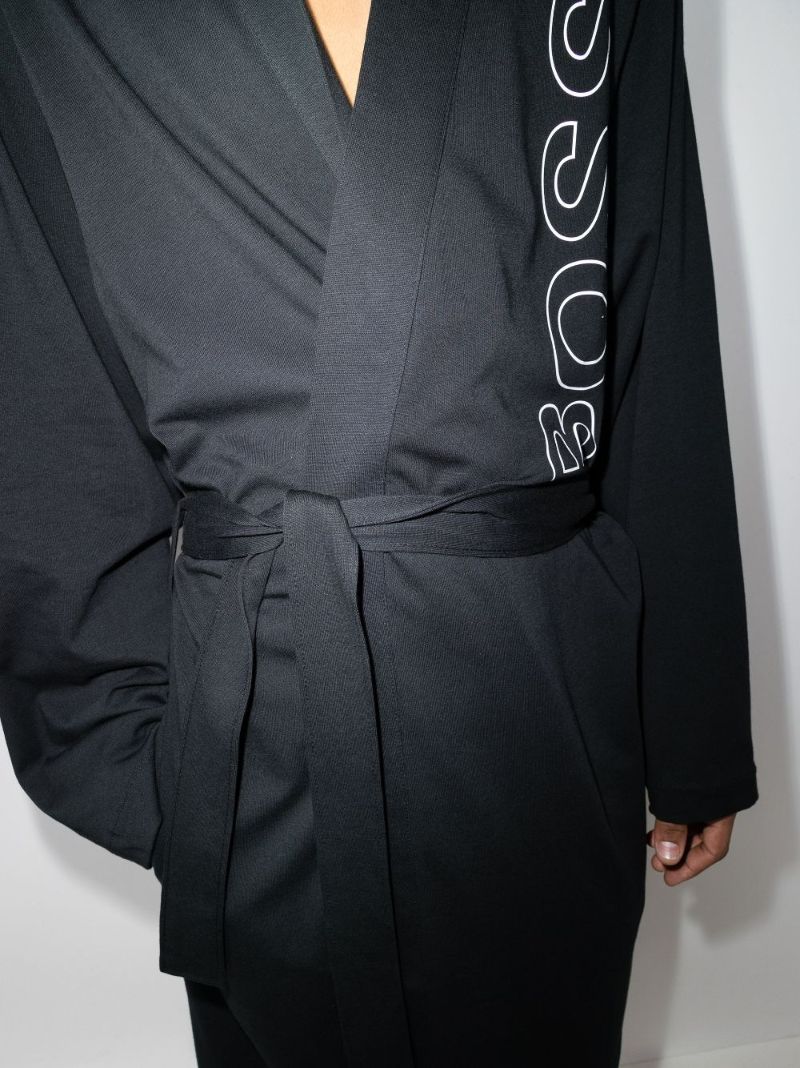 Logo-print Robe