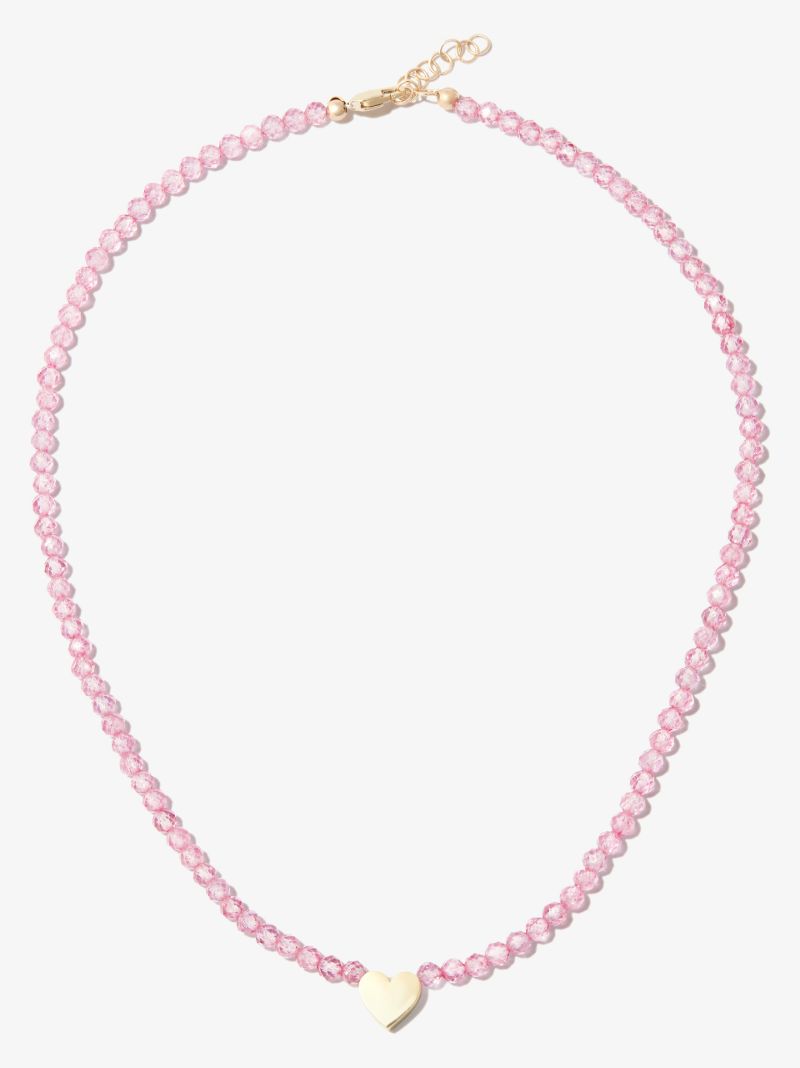 14k Yellow Gold the WarriorÃ¢â_x0082_¬â_x0084_¢s Heart Amazonite Necklace