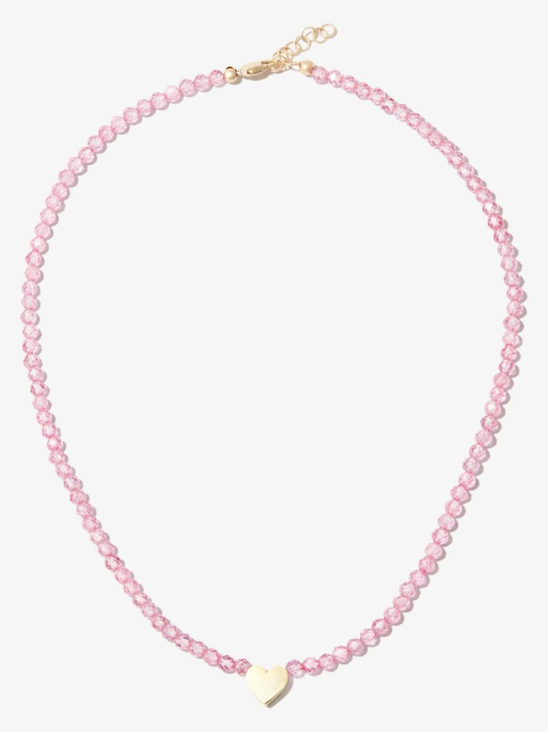 14k Yellow Gold the WarriorÃ¢â_x0082_¬â_x0084_¢s Heart Amazonite Necklace