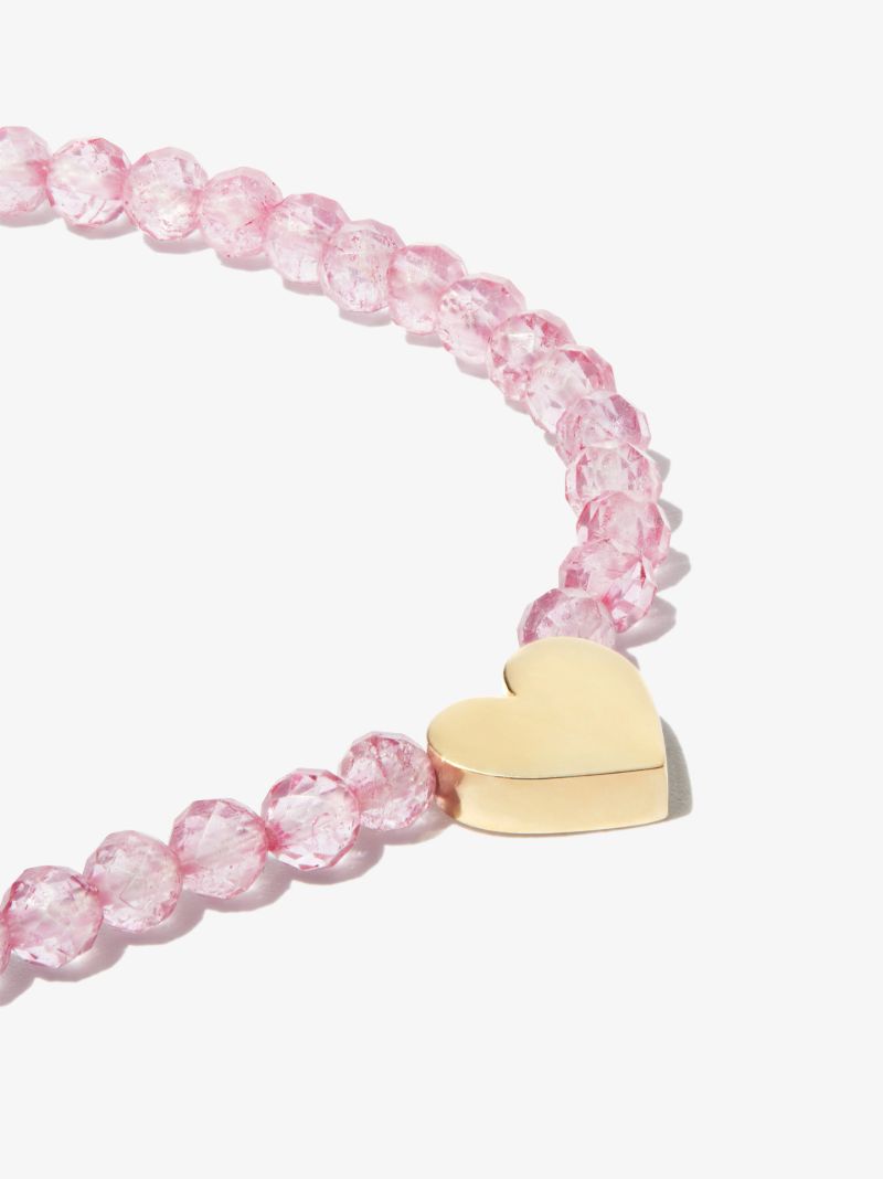 14k Yellow Gold the WarriorÃ¢â_x0082_¬â_x0084_¢s Heart Amazonite Necklace